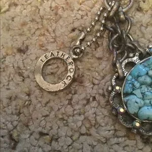 Leatherock | Accessories | Leatherock Blue Stone Belt Item  display picture 2